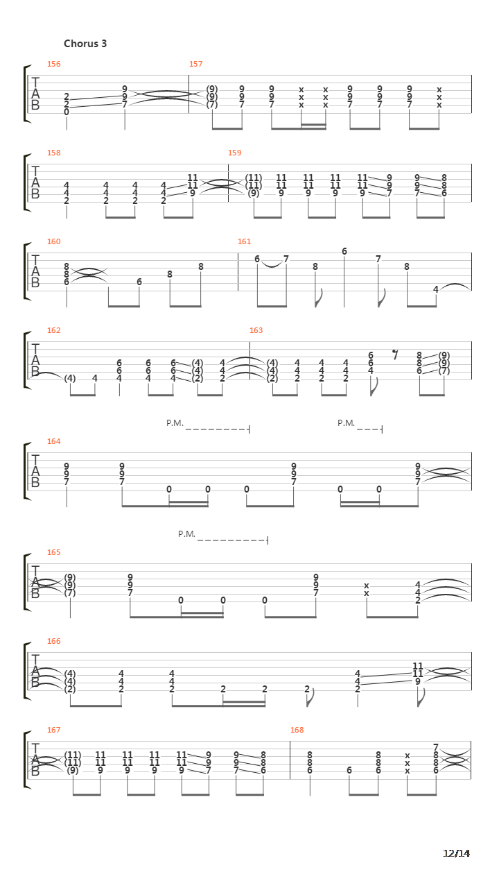 Seven Rings In Hand吉他谱