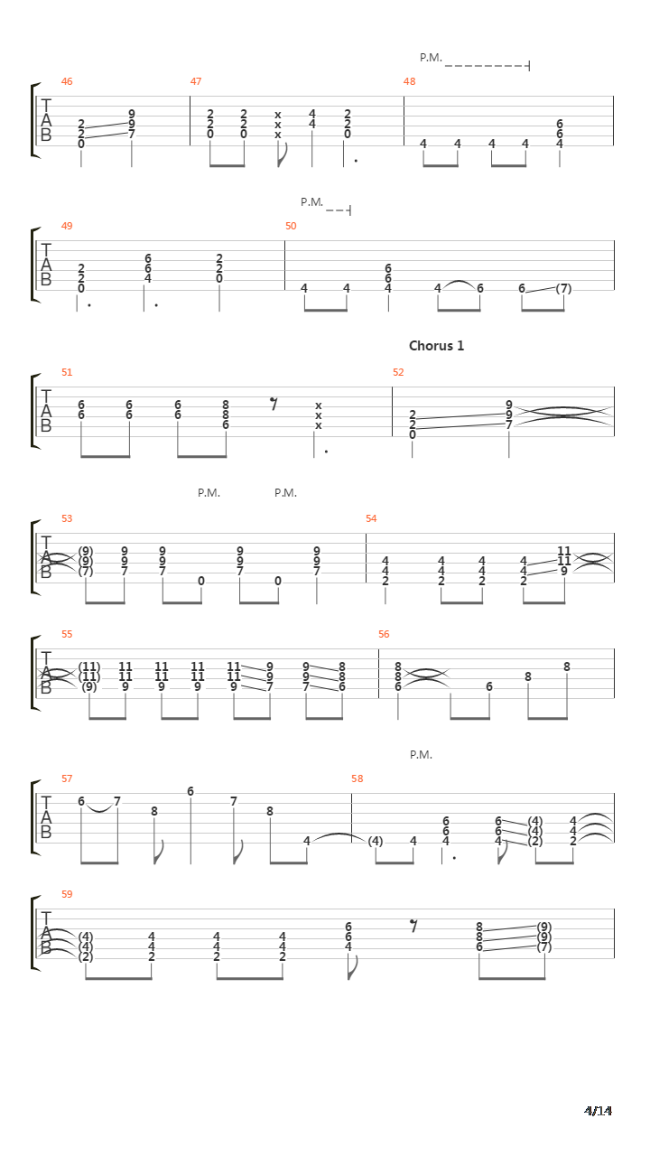 Seven Rings In Hand吉他谱