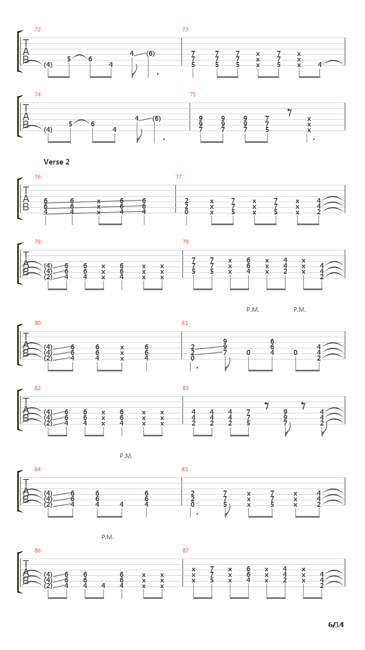 Seven Rings In Hand吉他谱