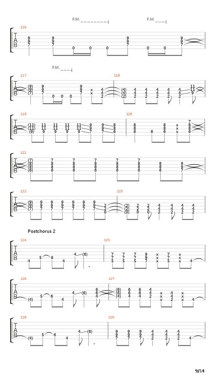 Seven Rings In Hand吉他谱