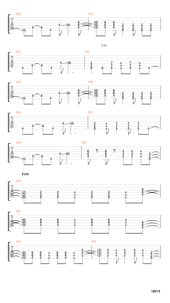 Seven Rings In Hand吉他谱