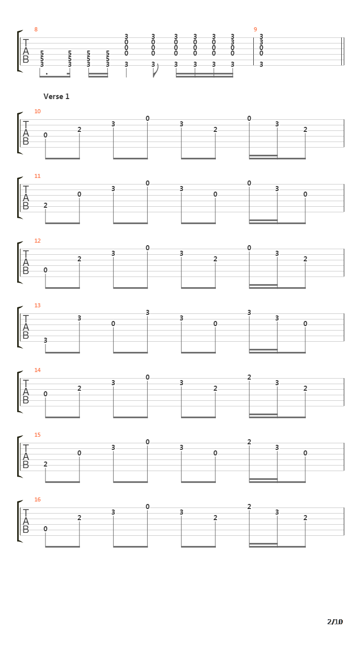 Song Of Hope吉他谱