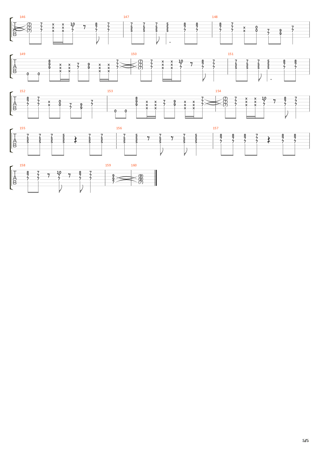 Un-Gravitify吉他谱