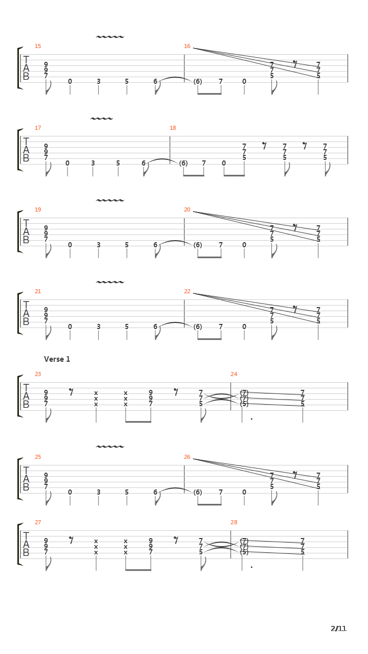 Un-Gravitify吉他谱