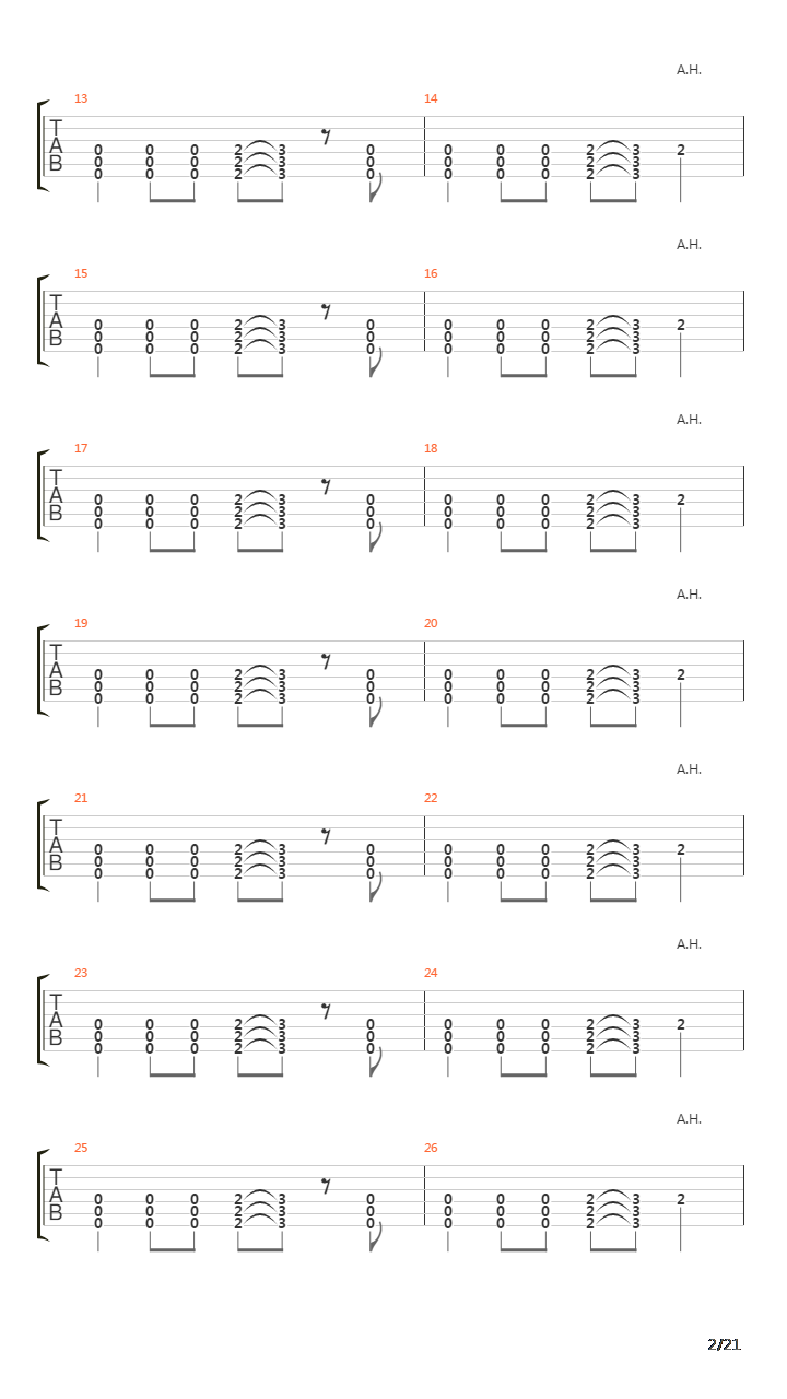 Slit吉他谱