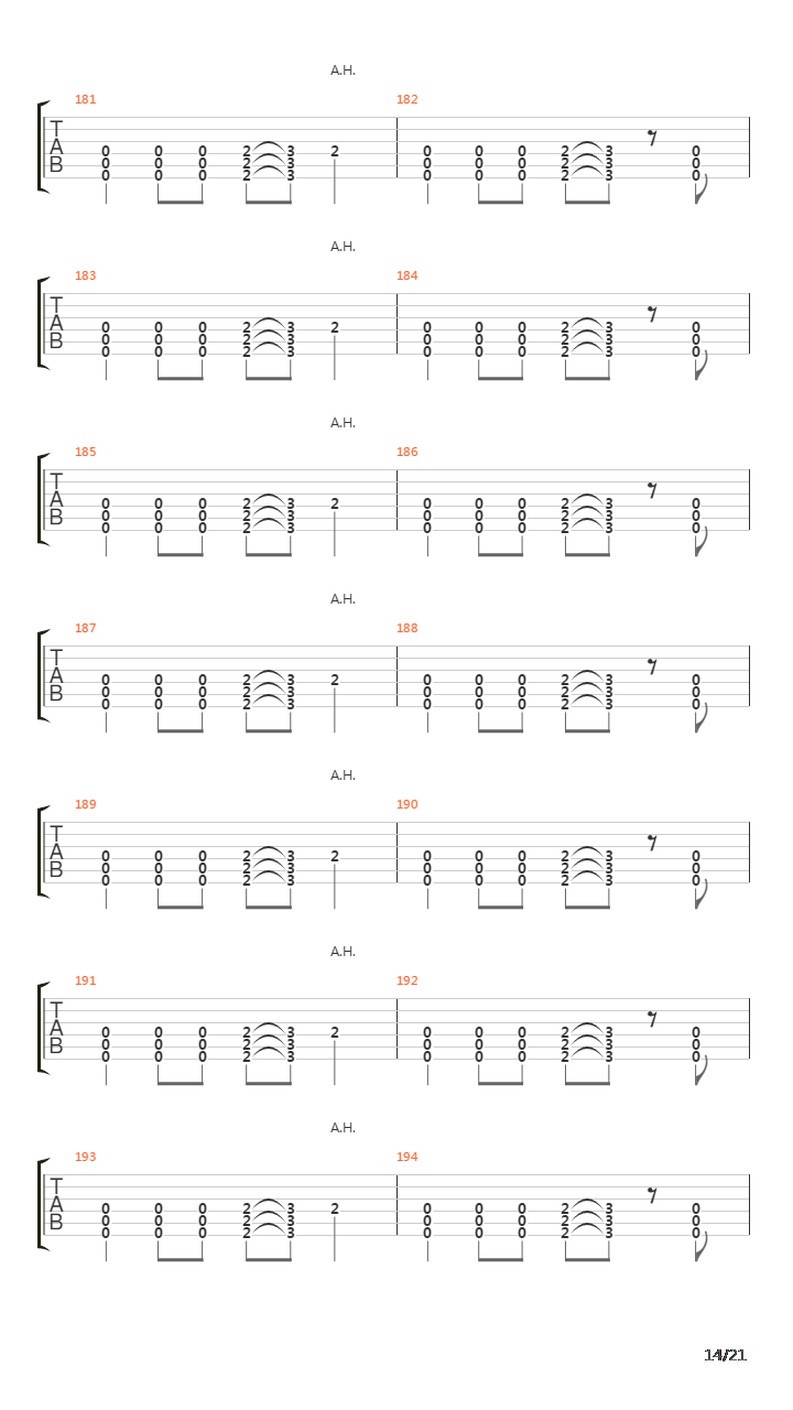 Slit吉他谱