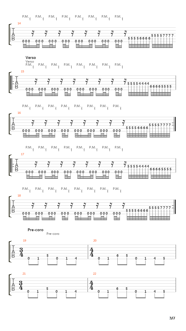 Song3吉他谱