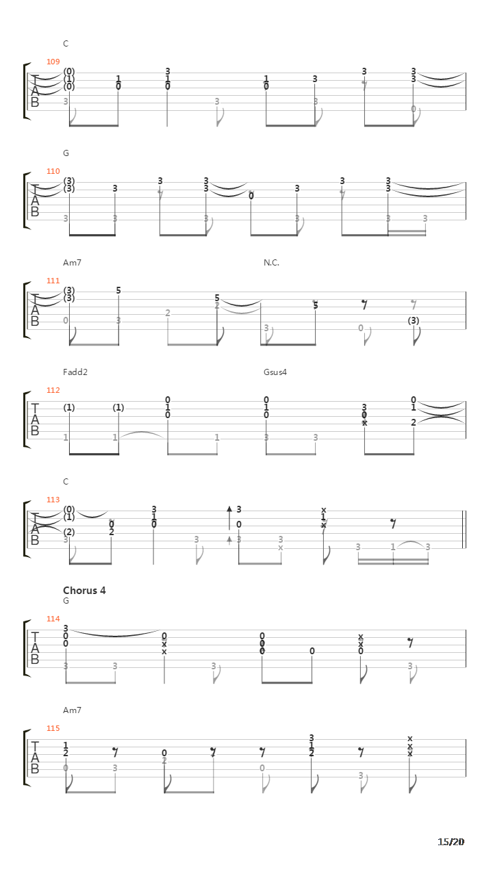 Time After Time (Fingerstyle)吉他谱