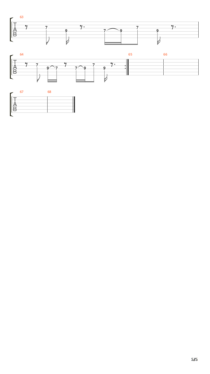 Aerodynamic吉他谱