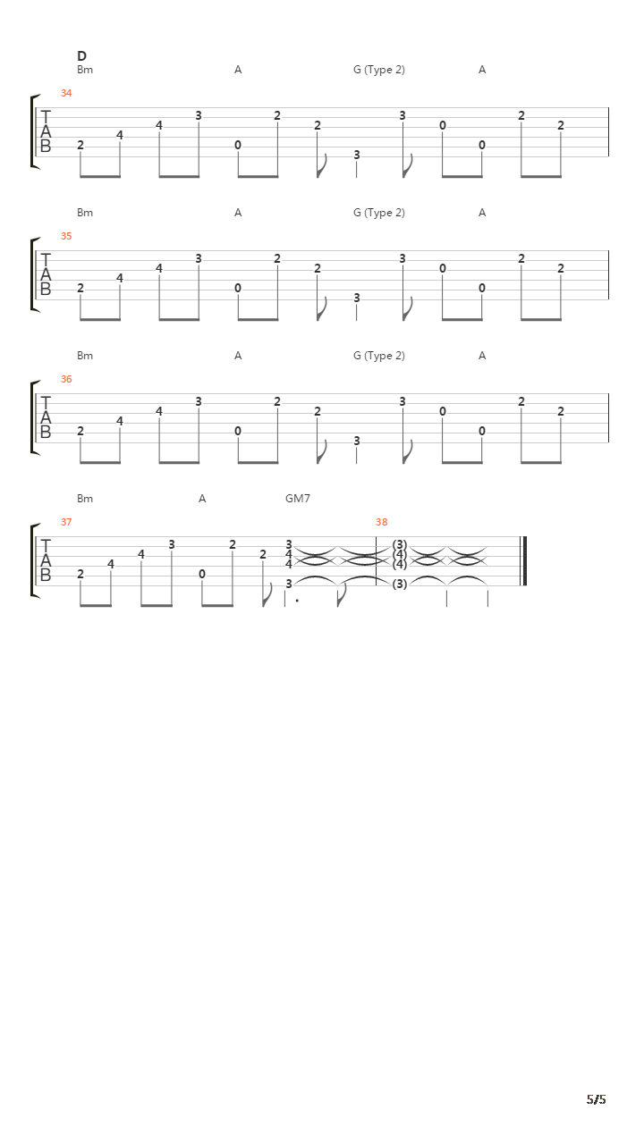 Andromeda Sunrise吉他谱