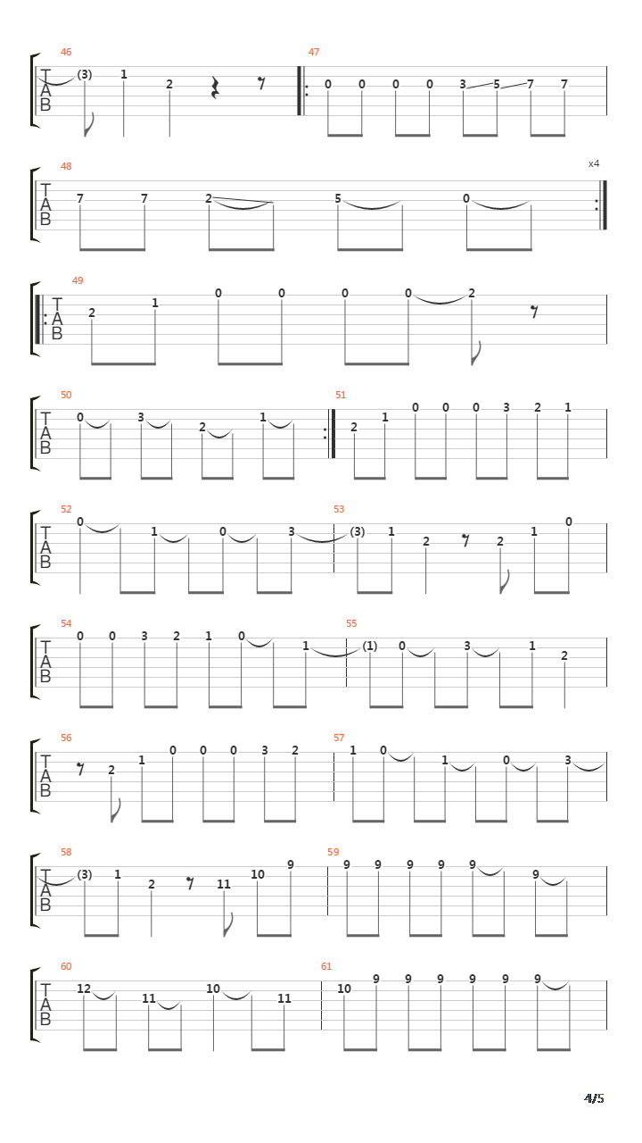 La Danza De Los Mirlos吉他谱