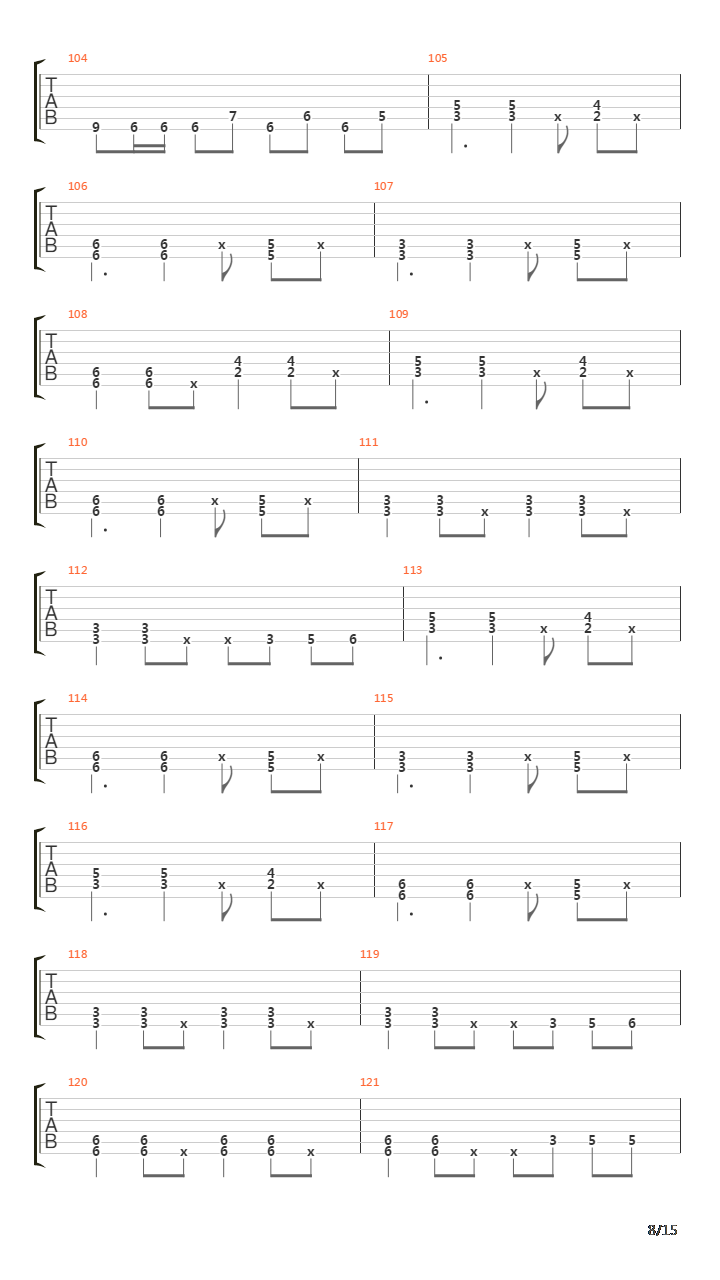 Marching To The Killing Rhythm吉他谱