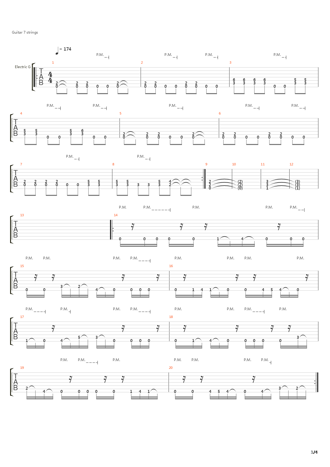 7 String Stuff吉他谱