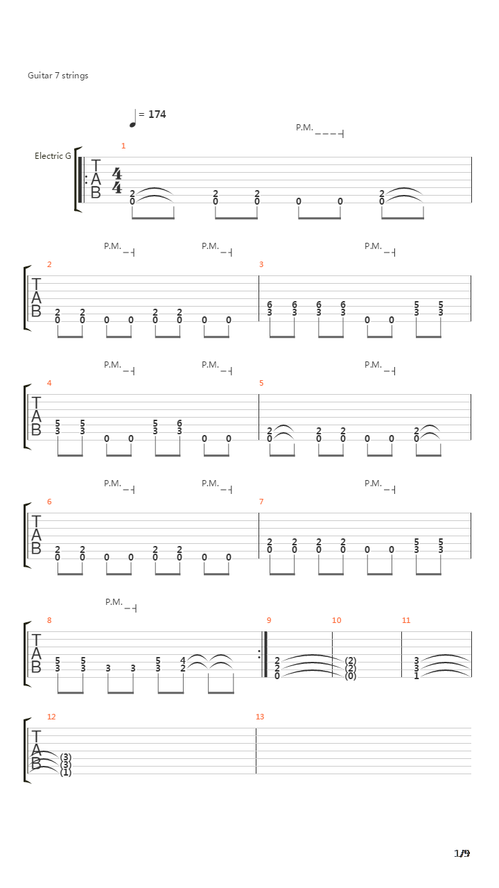 7 String Stuff吉他谱