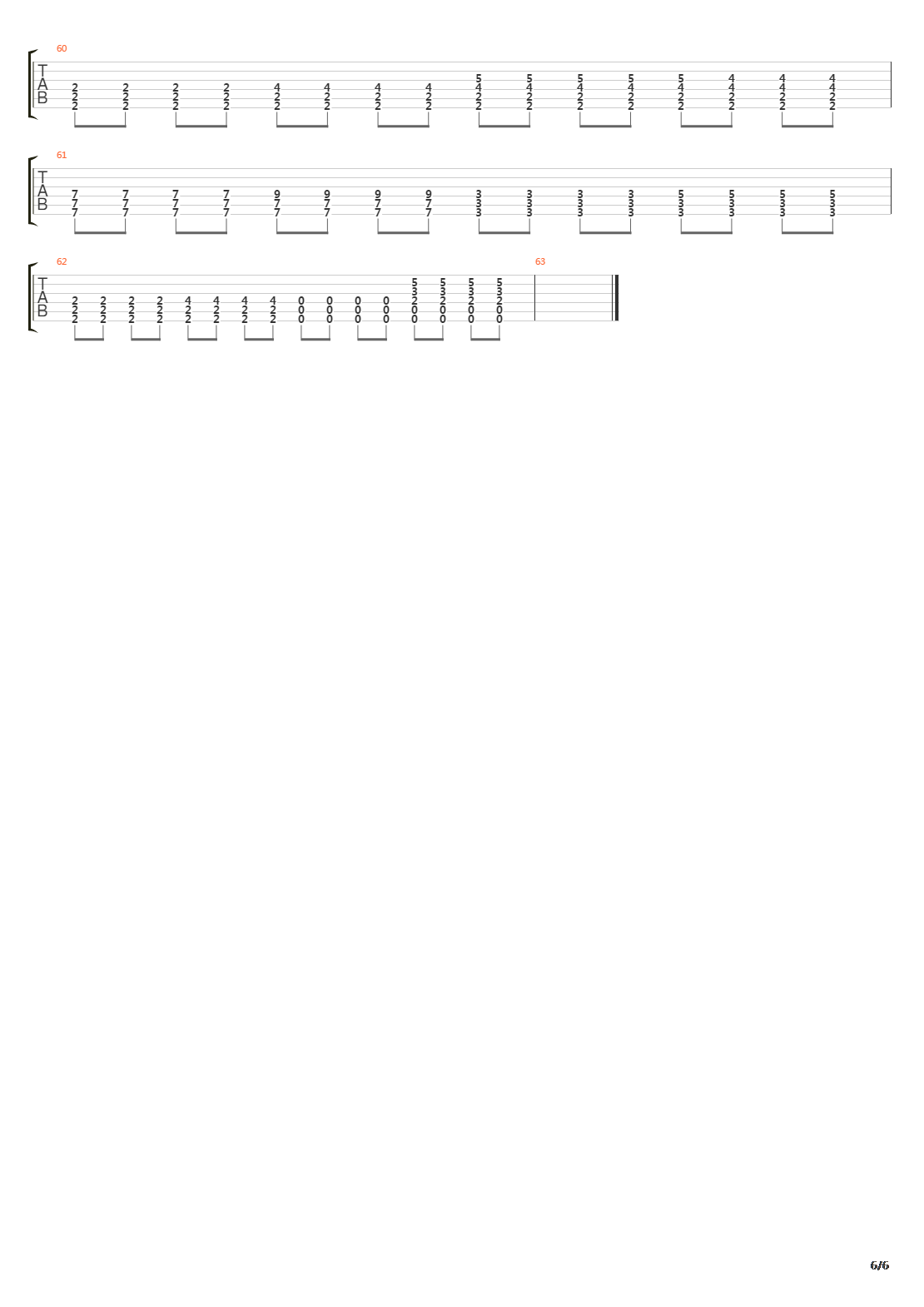 Part 1吉他谱