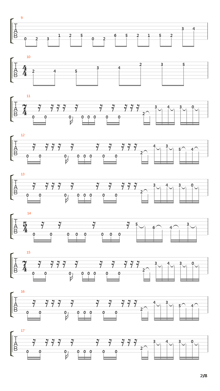 Part 1吉他谱