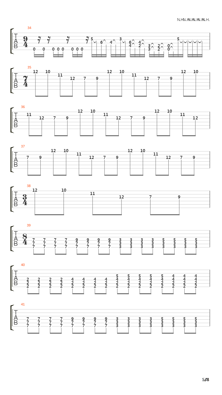 Part 1吉他谱