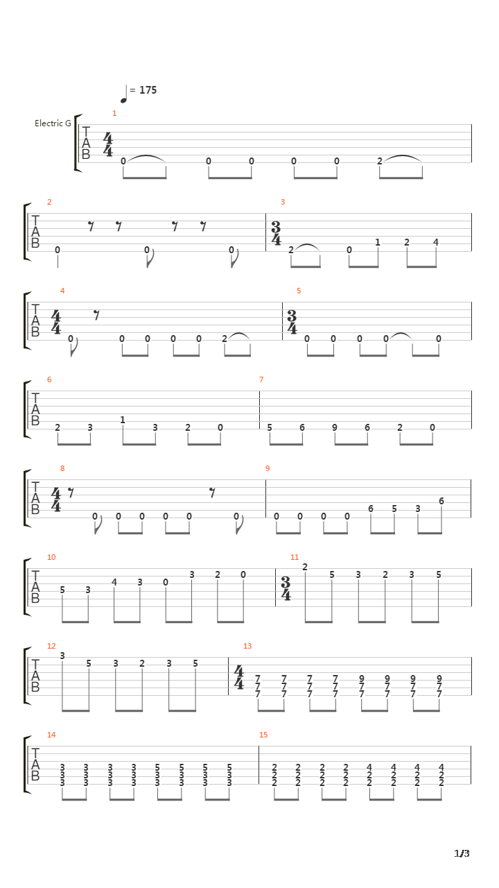 Untitled Track吉他谱