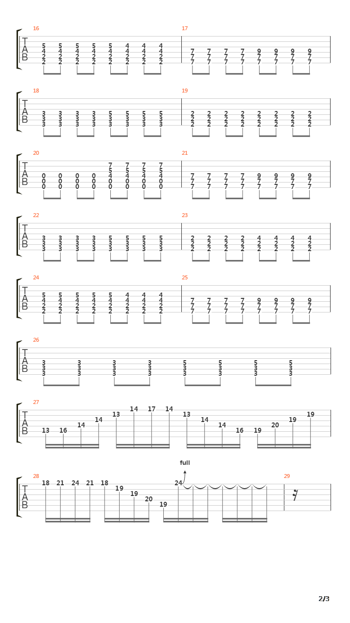 Untitled Track吉他谱