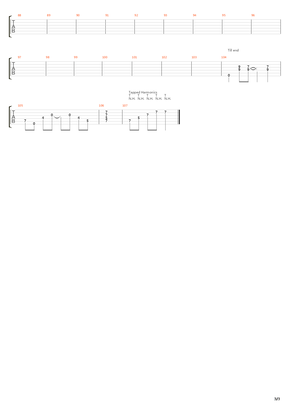 Fire Inside吉他谱