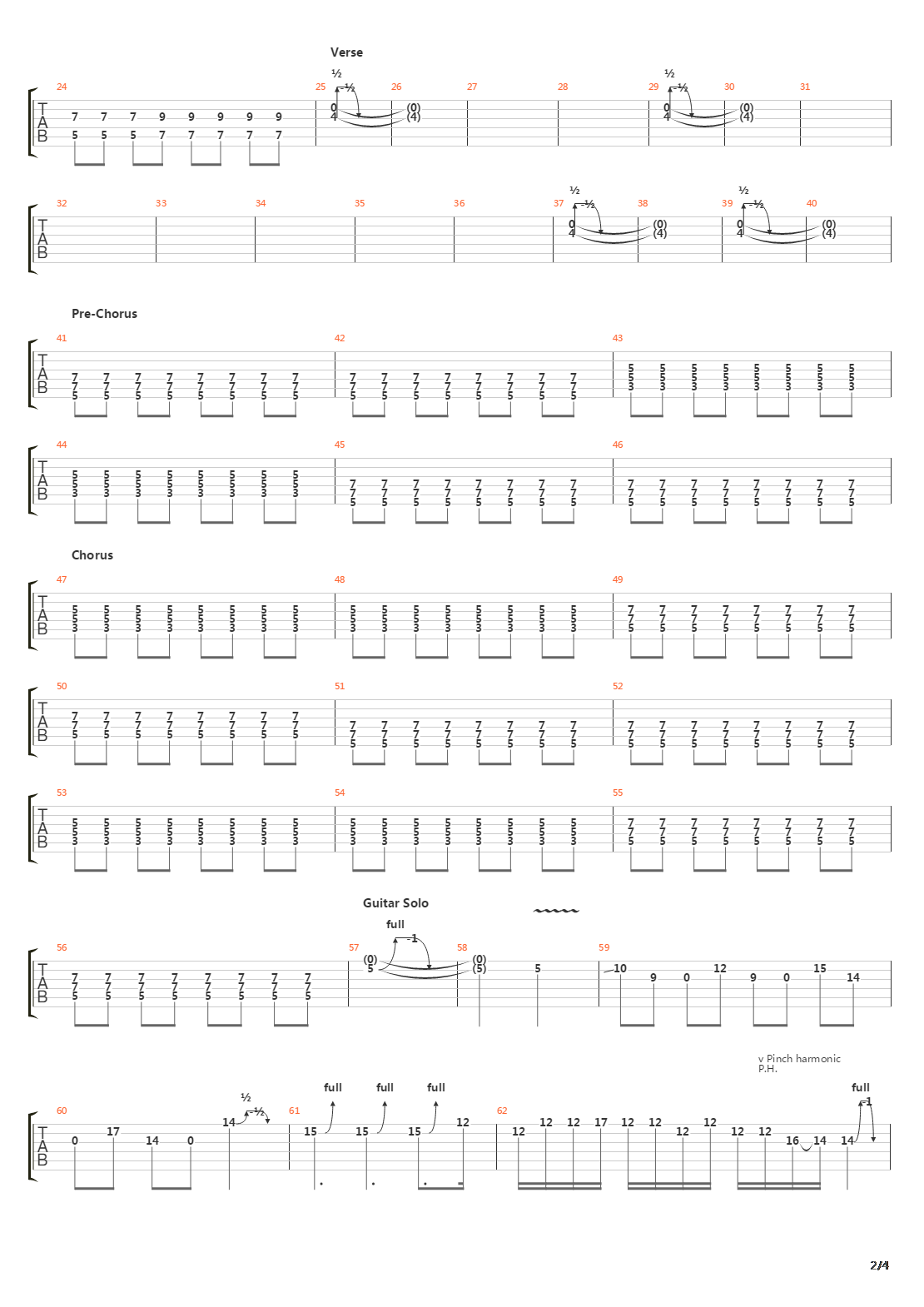 Crawl Back In吉他谱