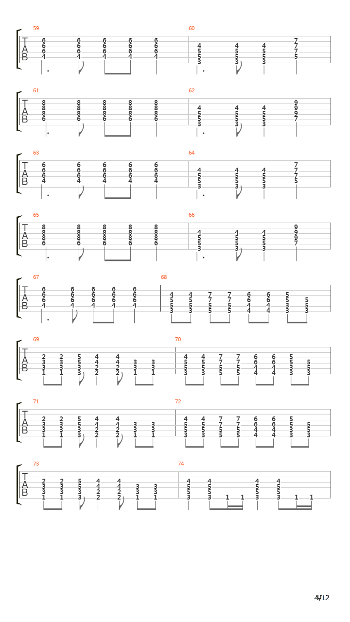 Cesspools In Eden吉他谱