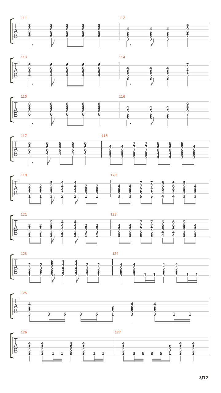 Cesspools In Eden吉他谱