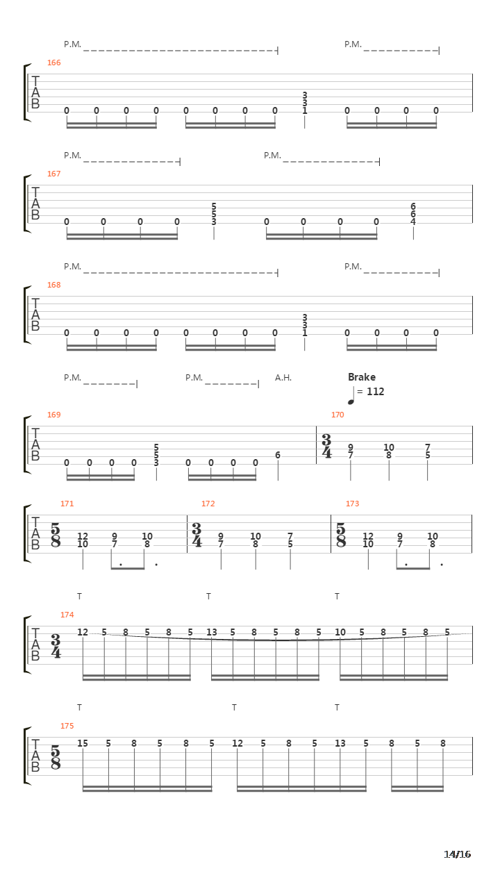 Empty Words吉他谱