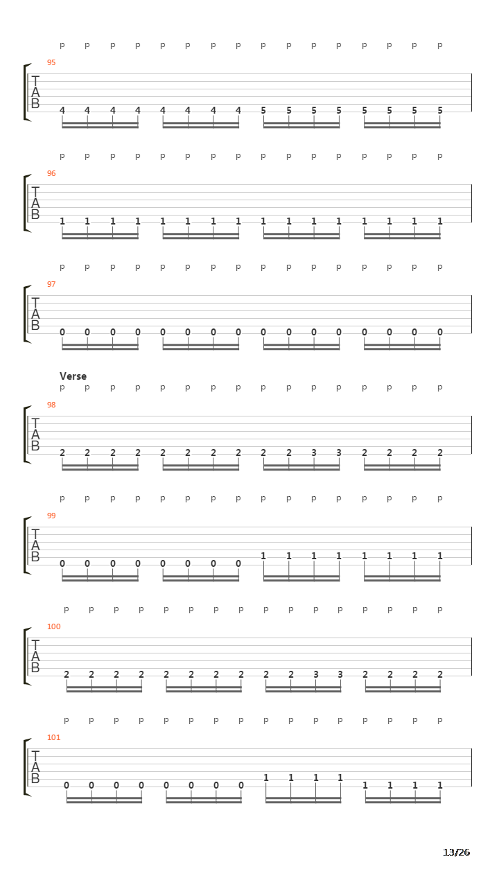 Forgotten Past吉他谱