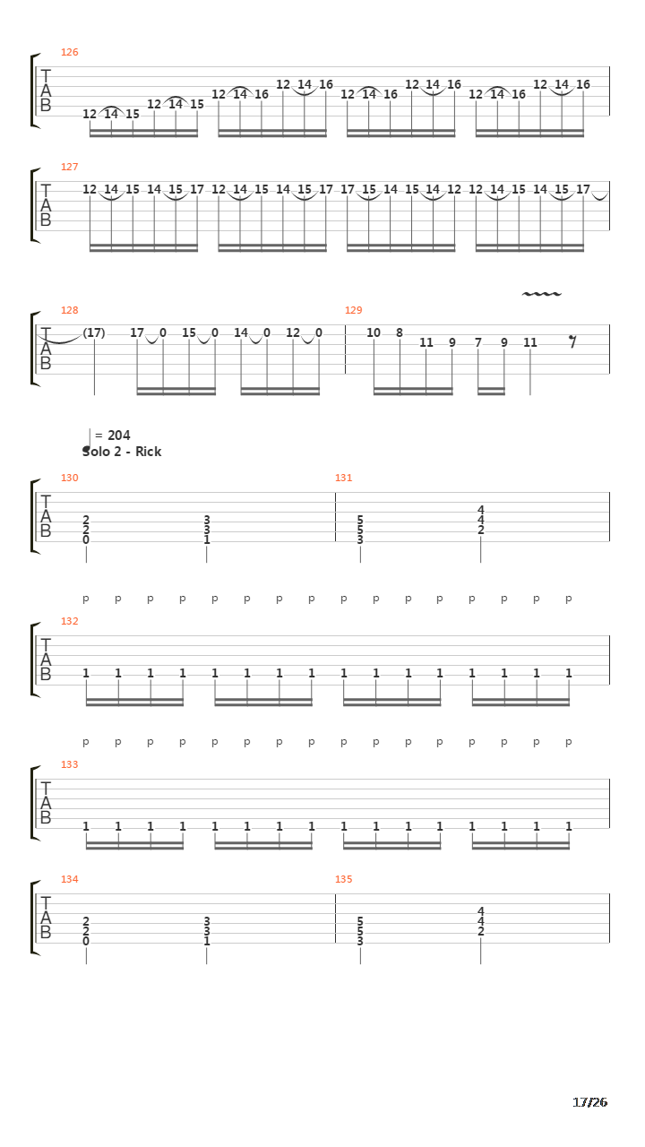 Forgotten Past吉他谱