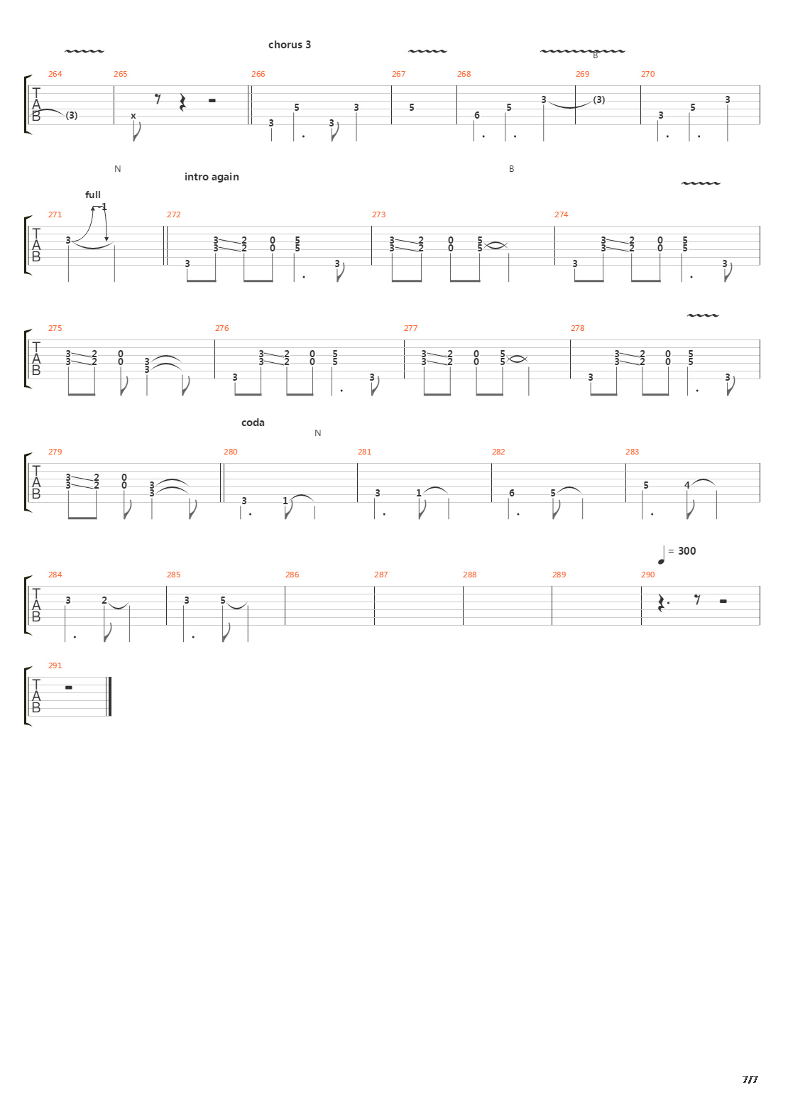 Burn吉他谱