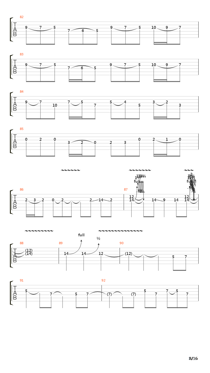 Child In Time Solo(Made In Japan)吉他谱