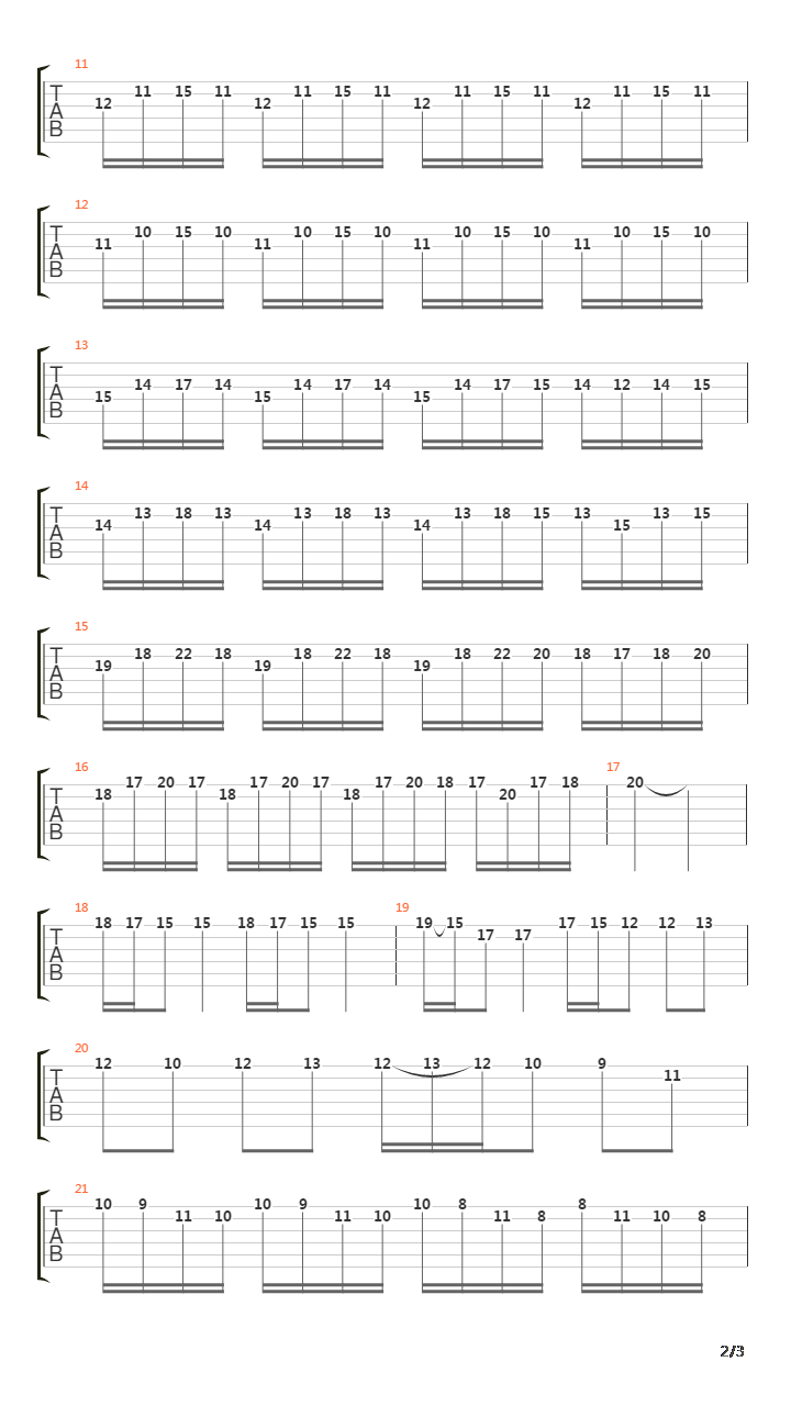 Highway Star (Keyboard Solo On Guitar)吉他谱