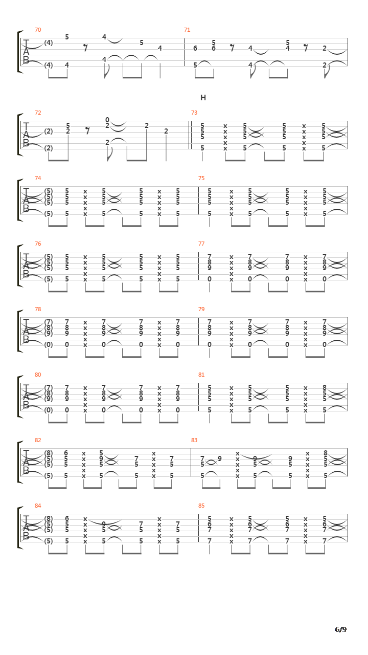 Orange吉他谱