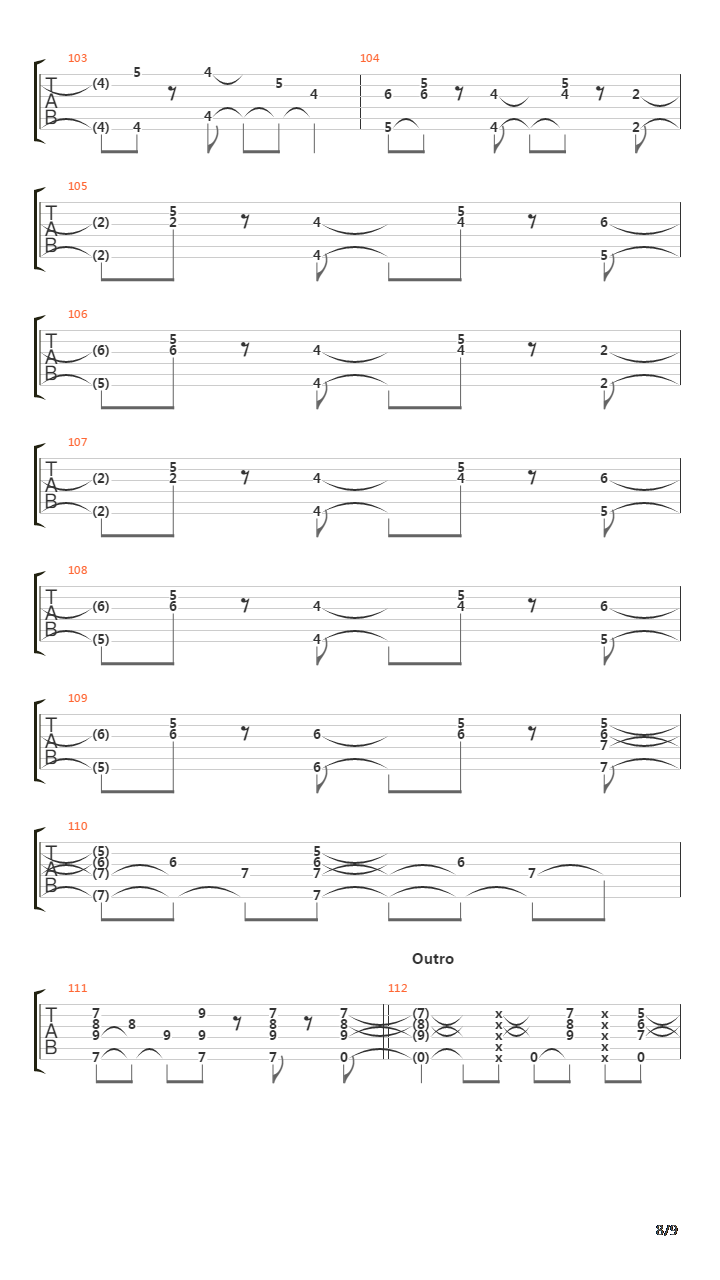 Orange吉他谱