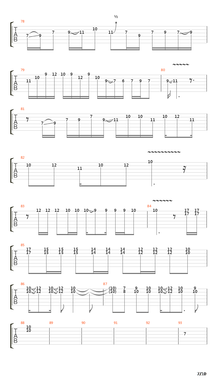 卡农(Canon)吉他谱