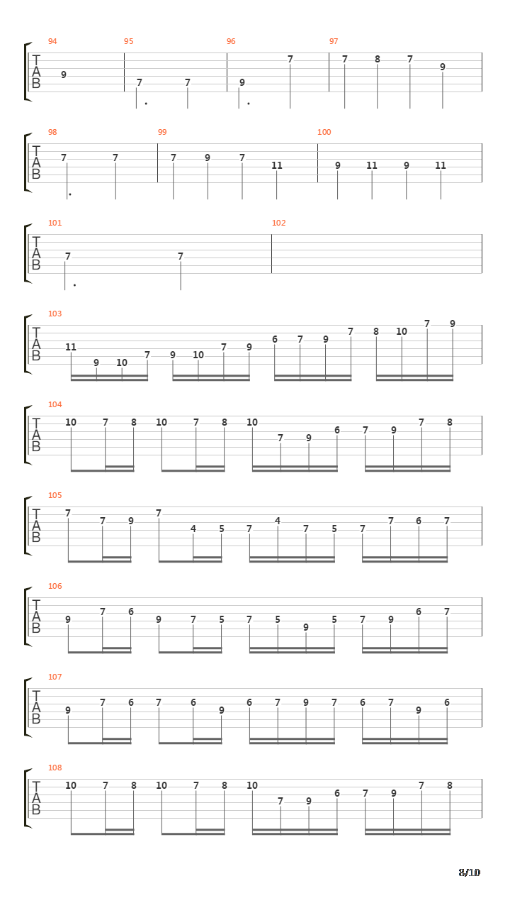 卡农(Canon)吉他谱