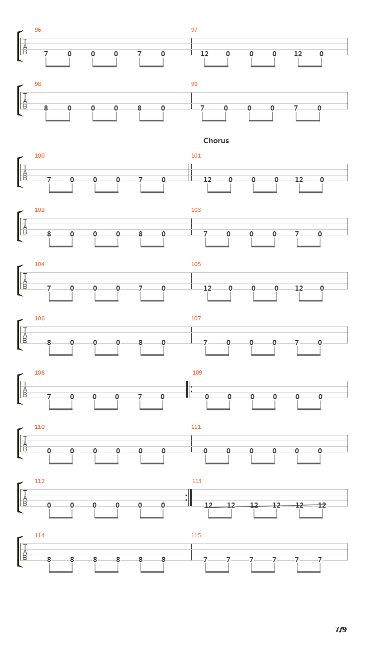 Go Forth And Die吉他谱