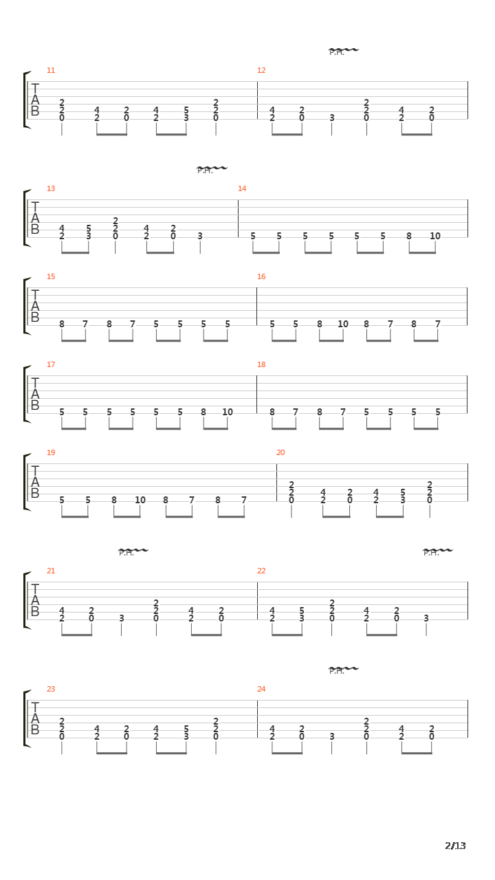 Murder Train A Comin吉他谱