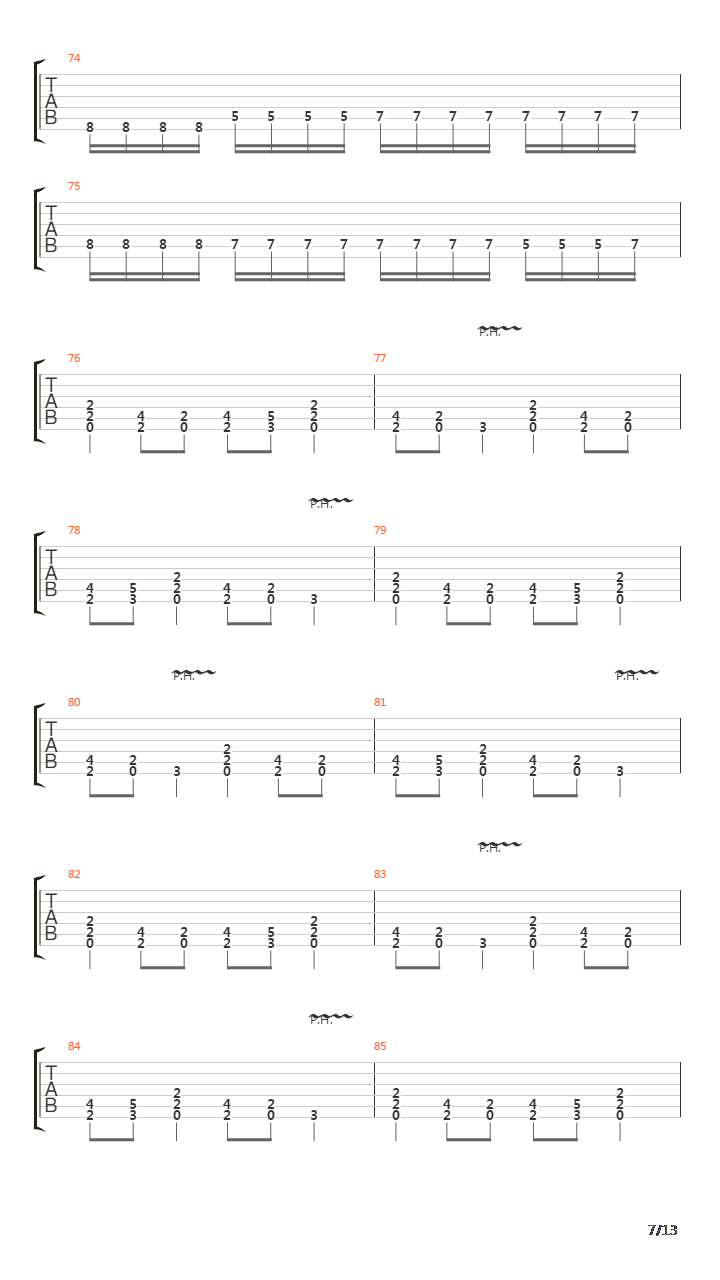 Murder Train A Comin吉他谱