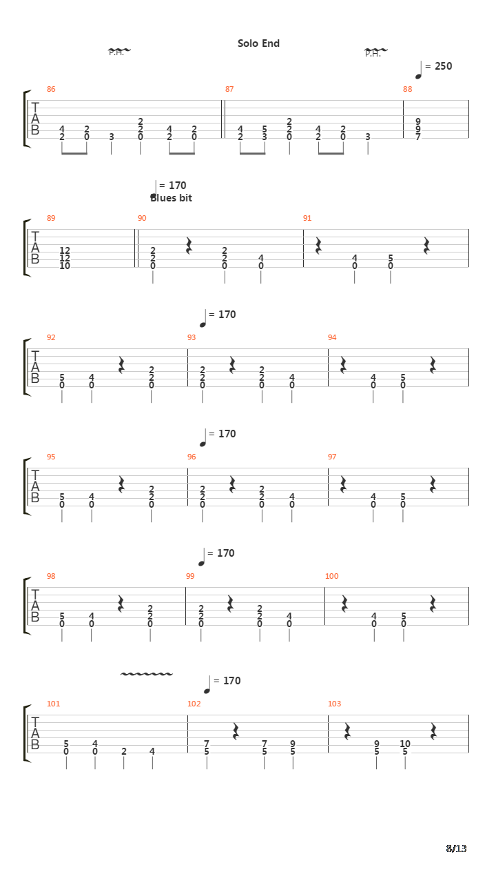 Murder Train A Comin吉他谱