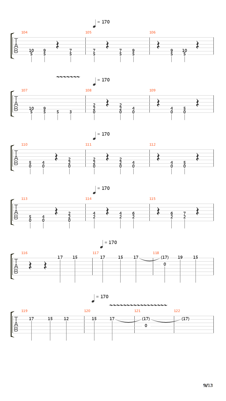 Murder Train A Comin吉他谱
