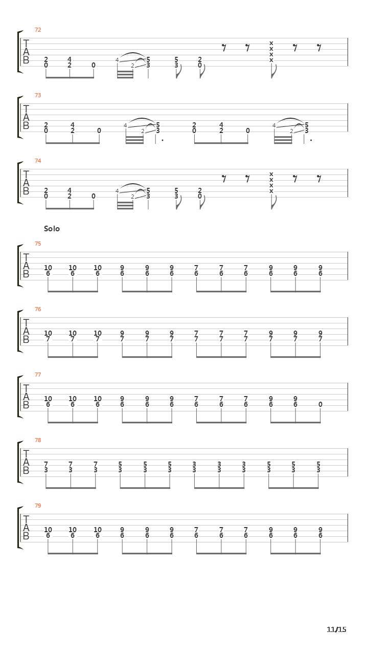 Symmetry吉他谱