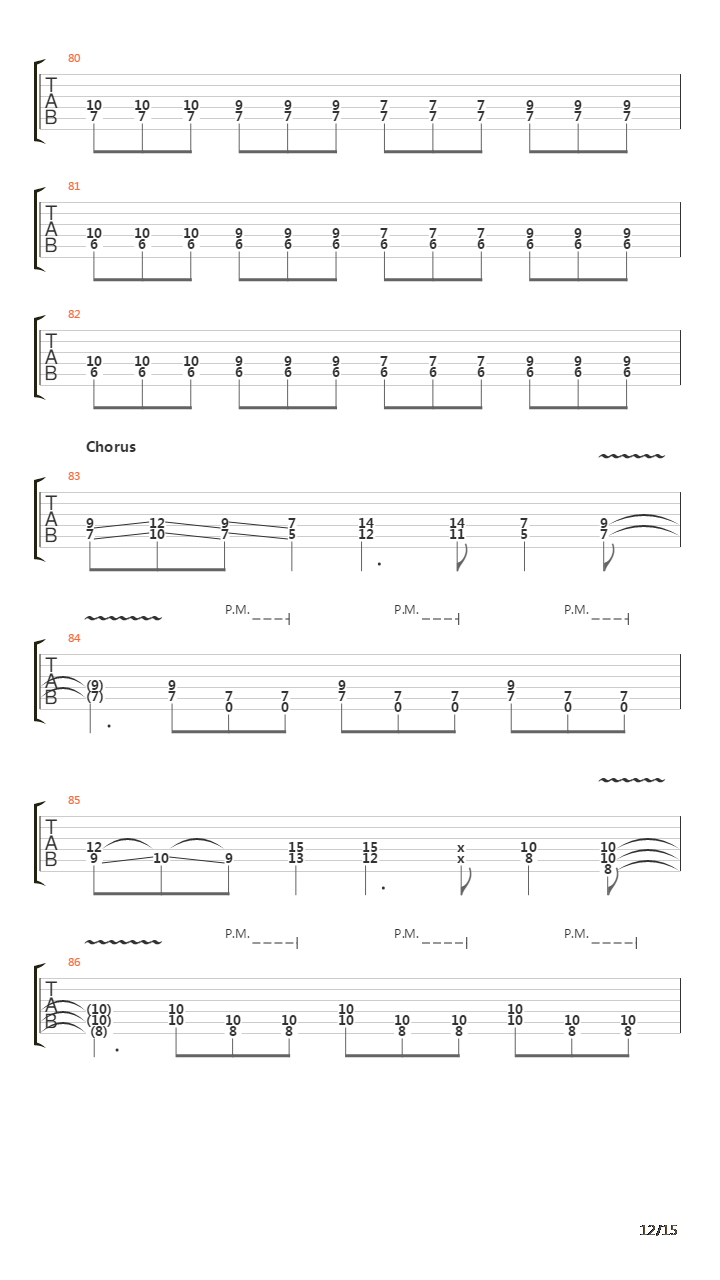 Symmetry吉他谱