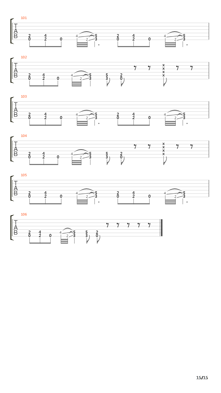 Symmetry吉他谱