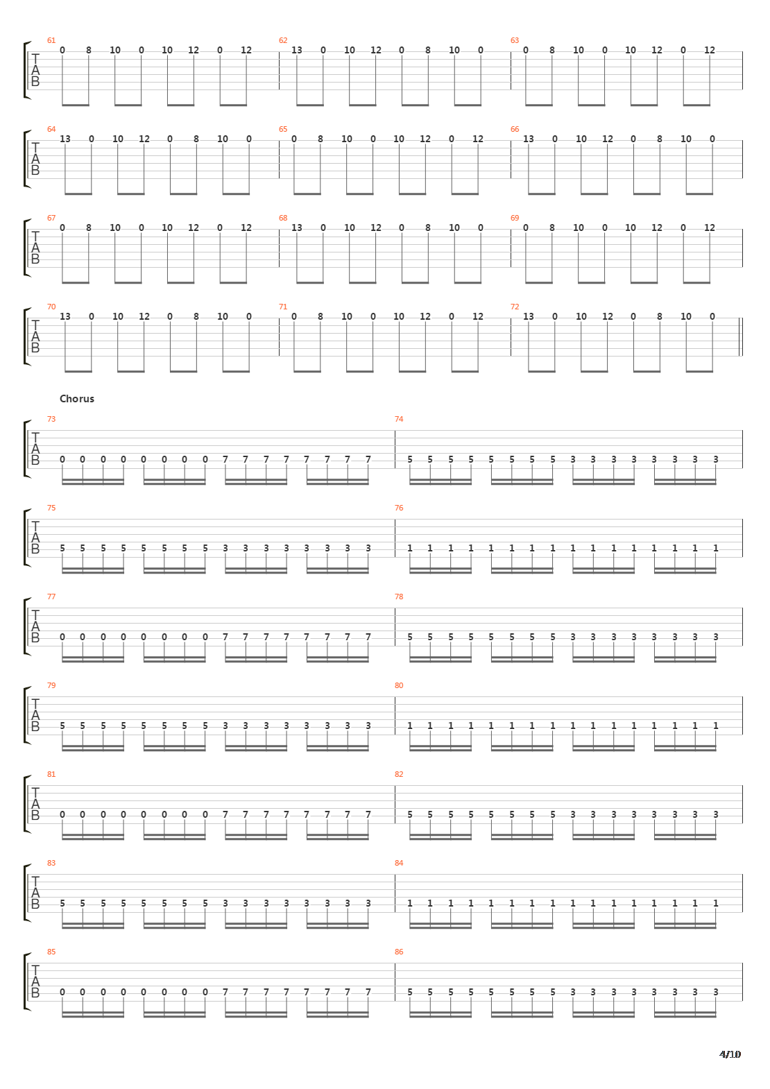 Volcano吉他谱