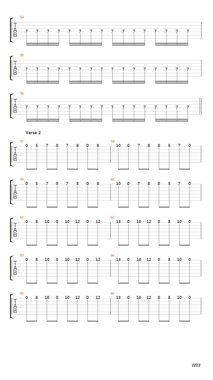 Volcano吉他谱