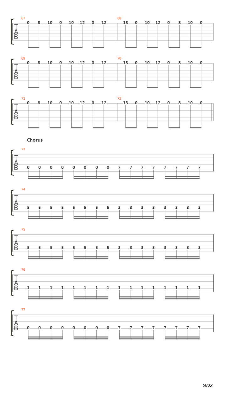 Volcano吉他谱