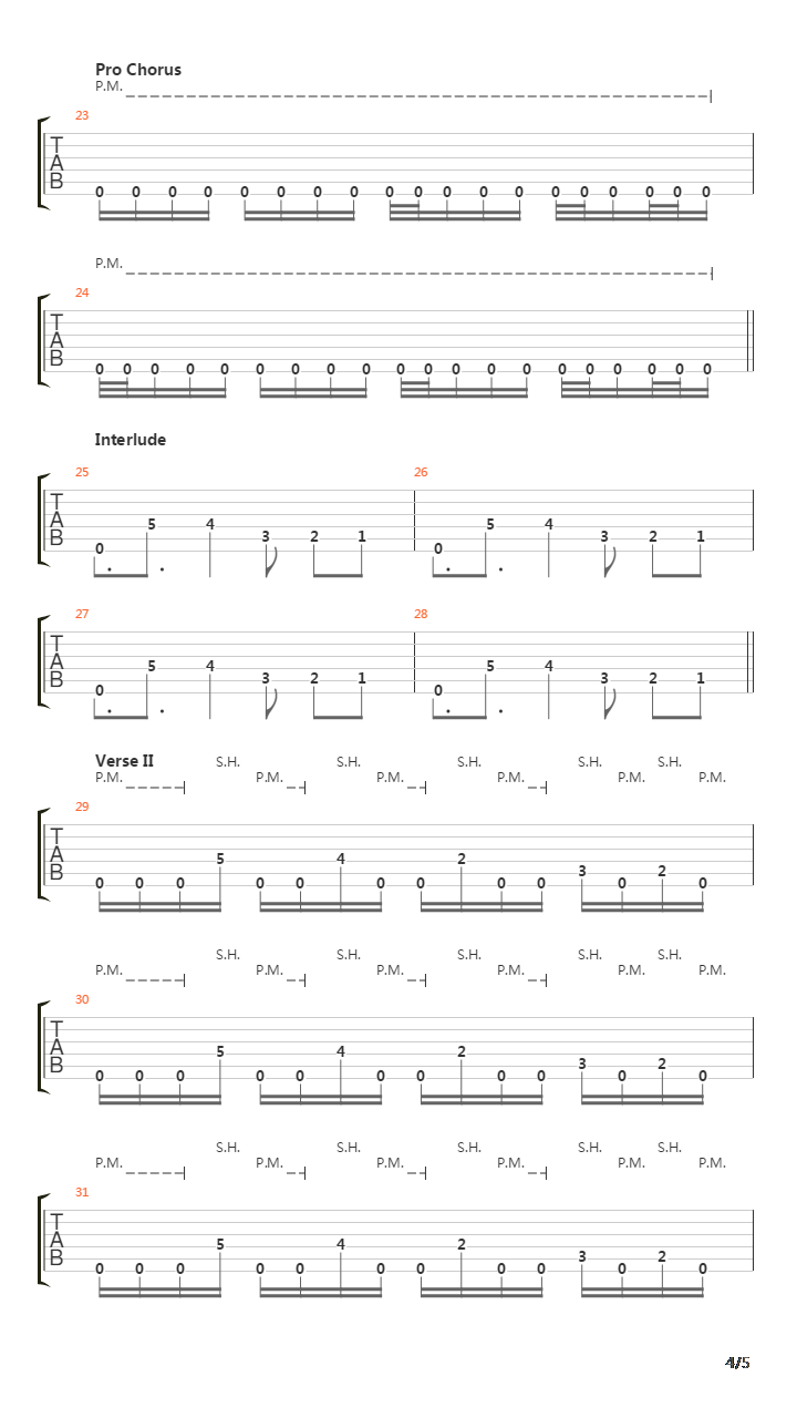 Yopo吉他谱