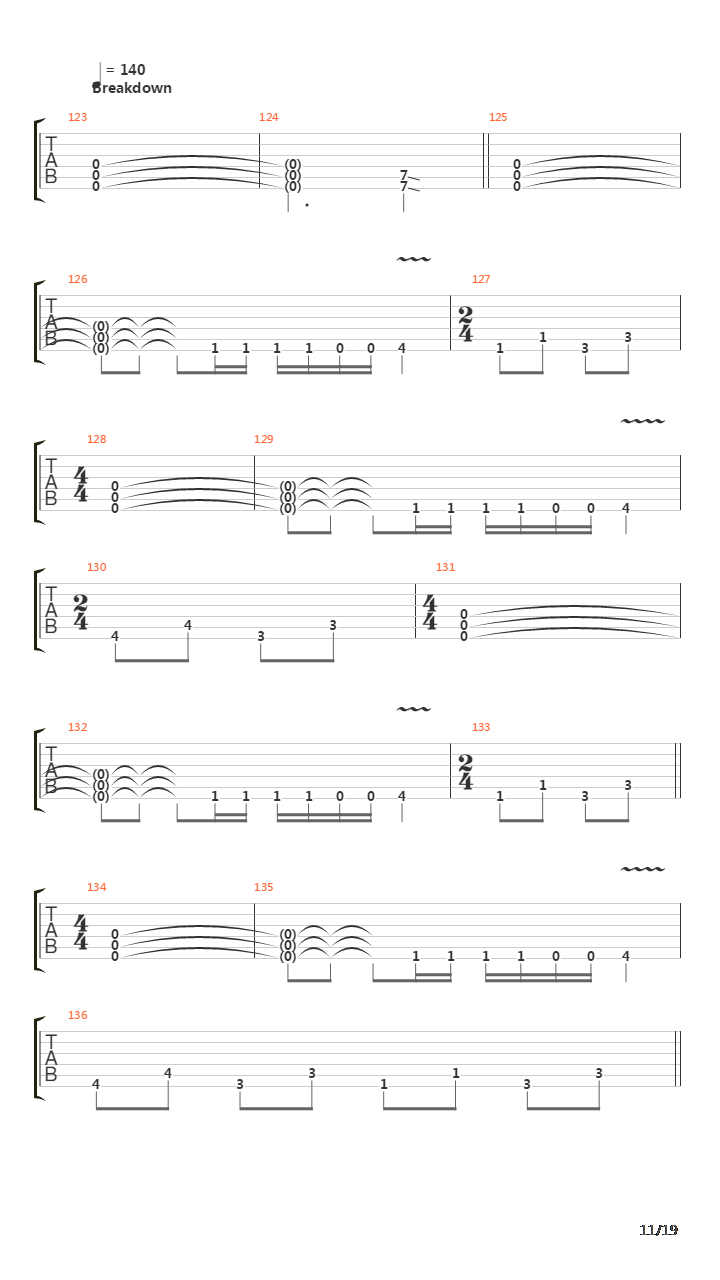 Horn Of Betrayal Version 2吉他谱